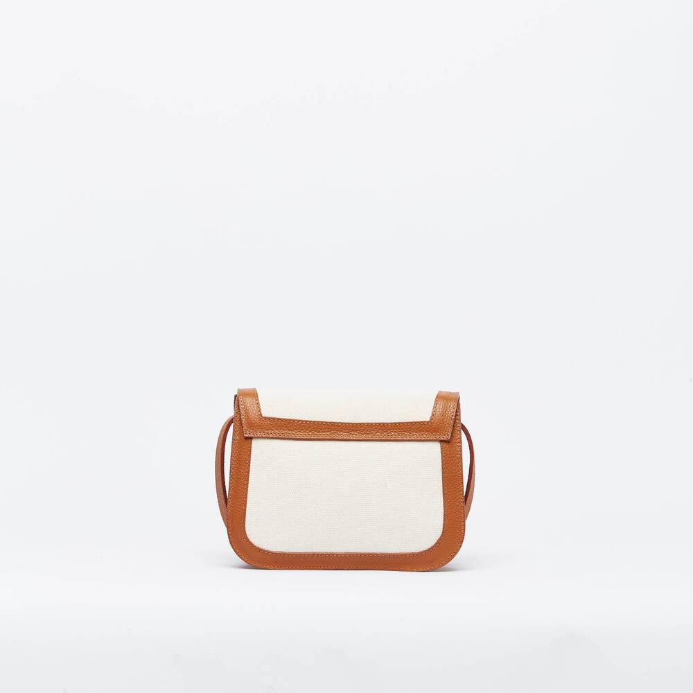NEW FLOREZ women's leather crossbody bag in caramel - Picture 3 of 3